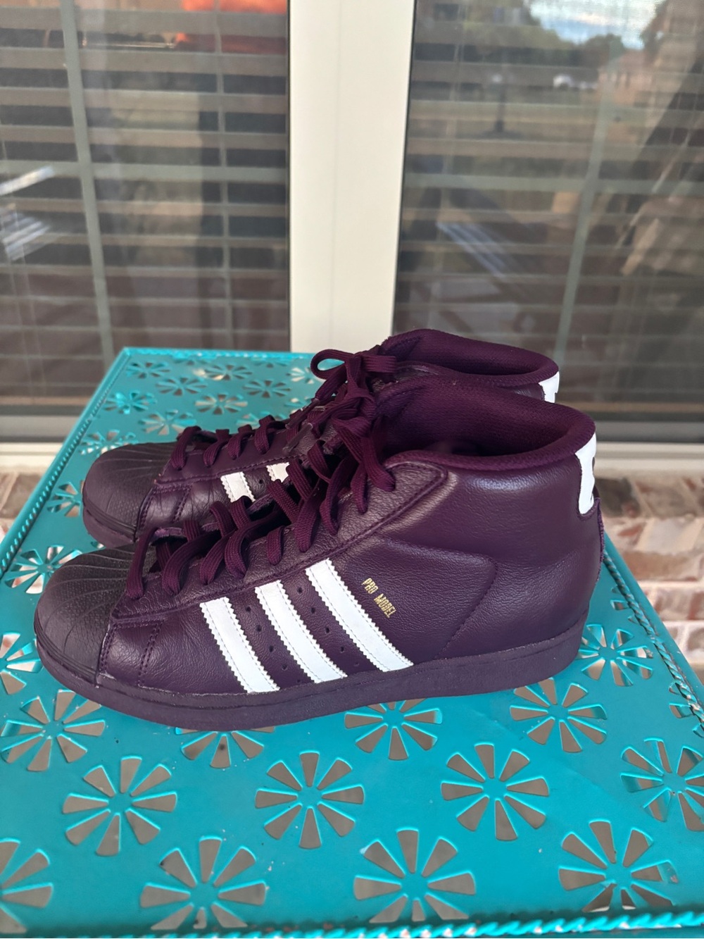 Adidas Pro Model Purple Red Night Men’s High-Top Sneakers